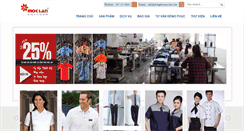 Desktop Screenshot of dongphucmoclan.com